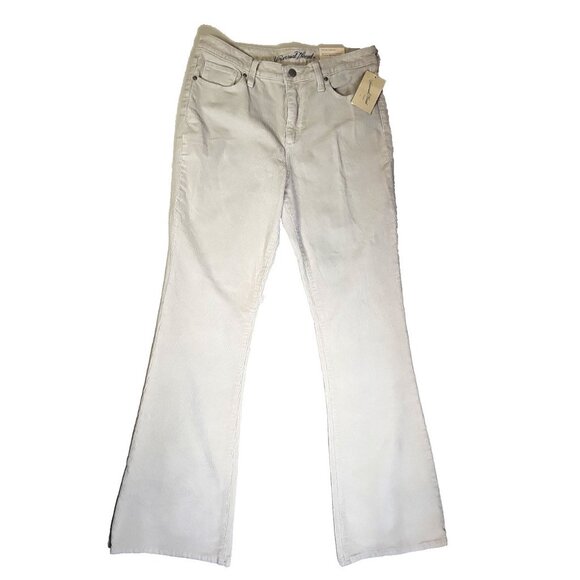 NWT Universal Thread Size 12R Cream High-Rise Bootcut Corduroy Pants - Picture 1 of 6